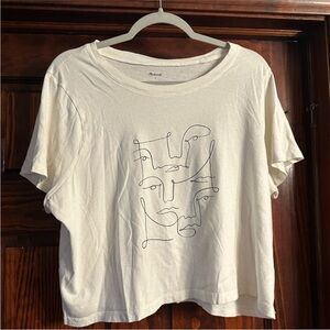 Madewell faces cropped t-shirt